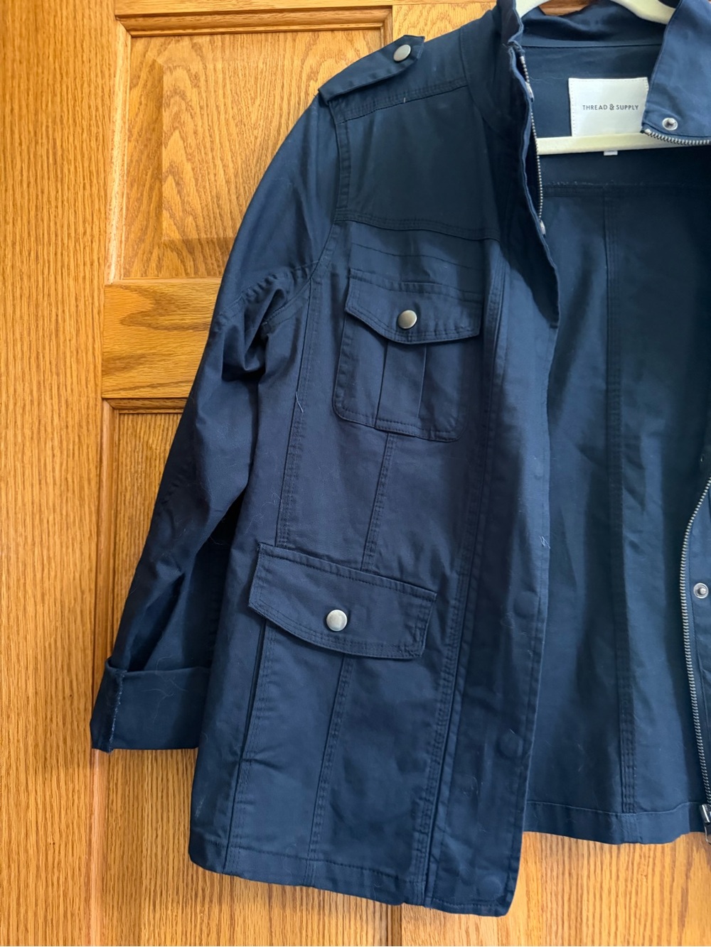 Thread & Supply Navy Utility Jacket - Picture 3 of 3